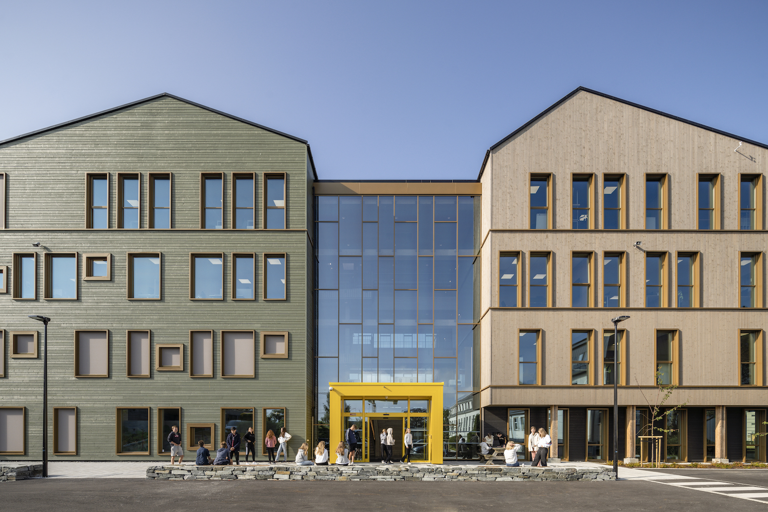 1. KFskolen - Årets skolebygg 2022 - Kilde LINK Arkitektur Bilde Hundven Clements Photography